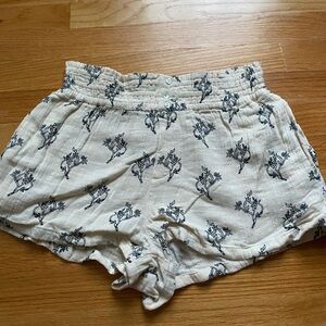 Zara Gauze Floral Shorts